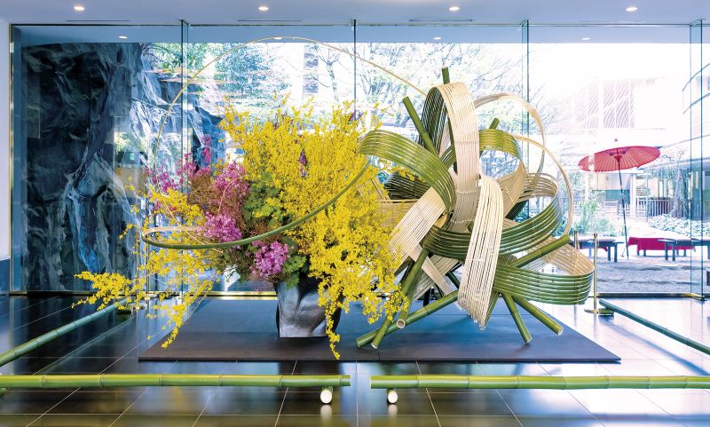 tác phẩm Ikebana của nghệ nhân Akane Teshigahara tác phẩm Ikebana của nghệ nhân Akane Teshigahara